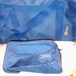 Merit cigarettes promo gym bag and toiletry bag
